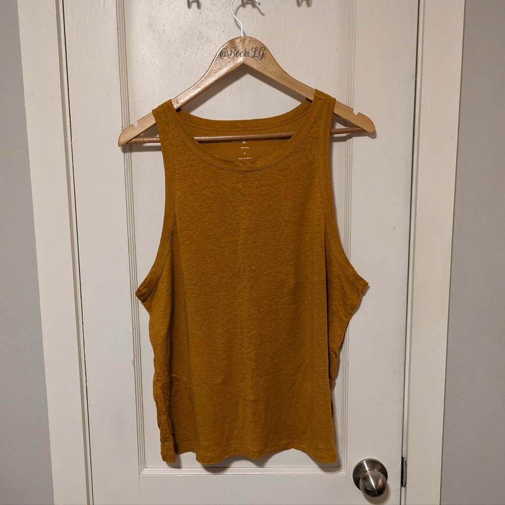 Lou & Grey Softserve Linen Tank Top from LOFT size XL